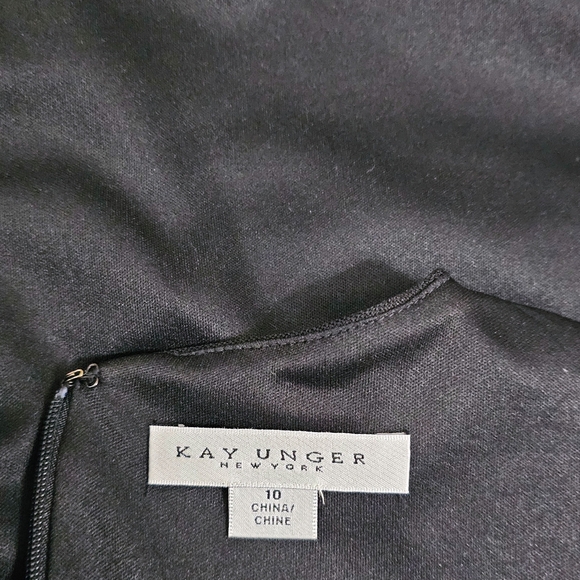 Kay Unger Black Lulu Jewel Neck Sleeveless Wide Legs Romper Jumpsuit - Picture 9 of 11